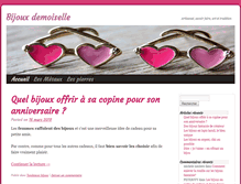 Tablet Screenshot of bijouxdemoiselle.com